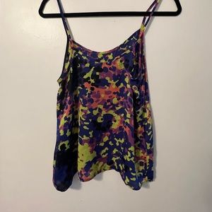 Super cute multicolored ocean cool toned top!